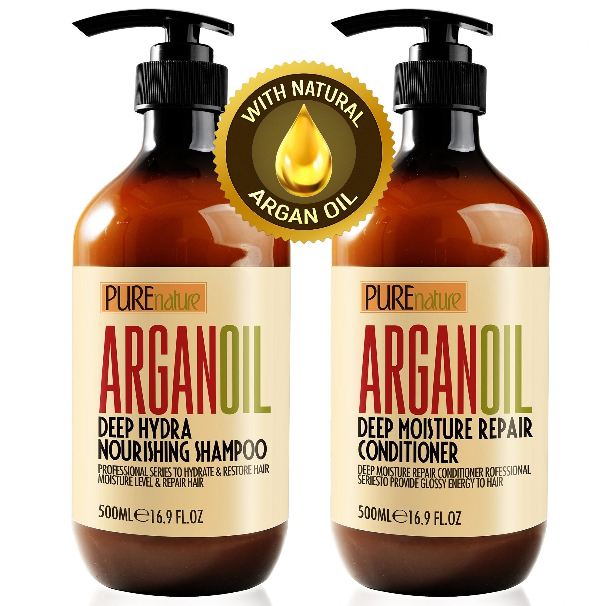 Moroccan Argan Oil Shampoo and Conditioner SLS Sul