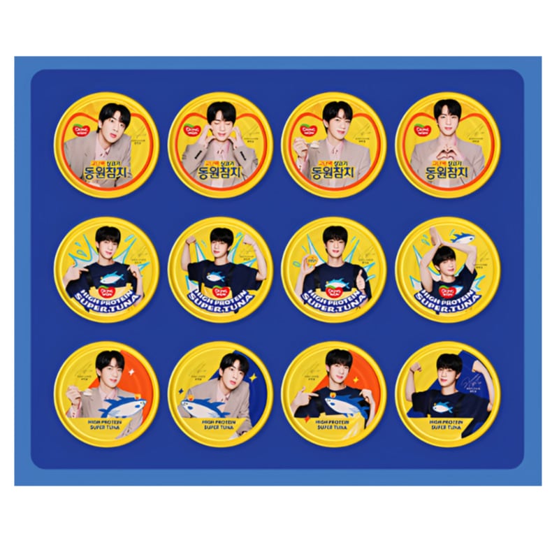 BTS ジーンズ スーパーマグロ エディション ギフトセット 85g x12個 + BTS ジーンシールステッカー 2個
