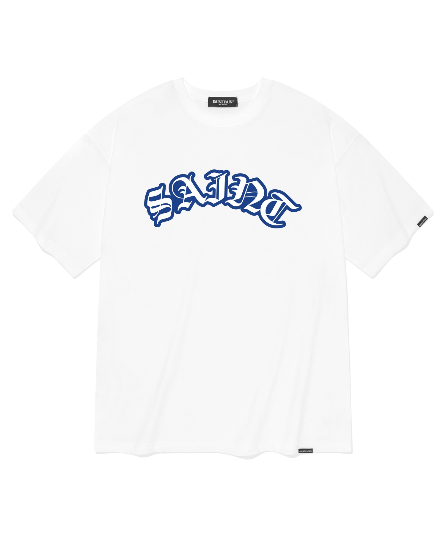 SP Gothic Saint Logo Short Sleeve T-Shirt - White