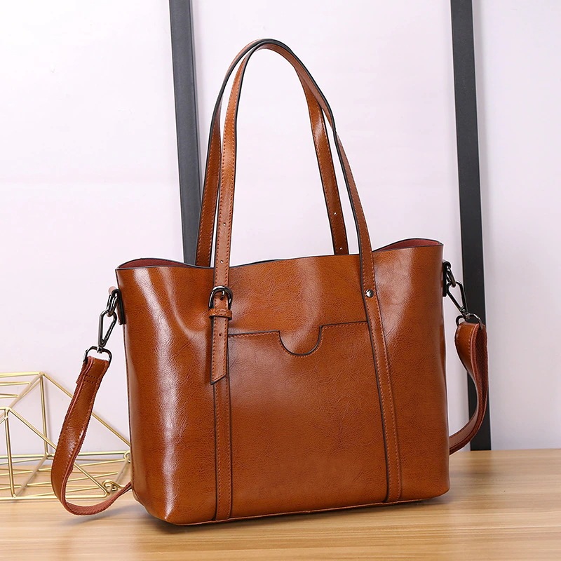 本革 レディース トートバッグ ハンドバッグ 大容量 大人 バッグ 通勤用 ビジネス 新作 5,059円