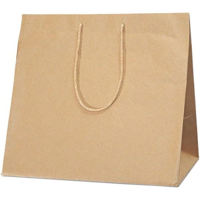 （まとめ買い）シモジマ HEIKO 手提げ紙袋 アレンジバッグ L 未晒無地 10枚 幅440xマチ295x高さ420mm 006441110 [x3セット]
