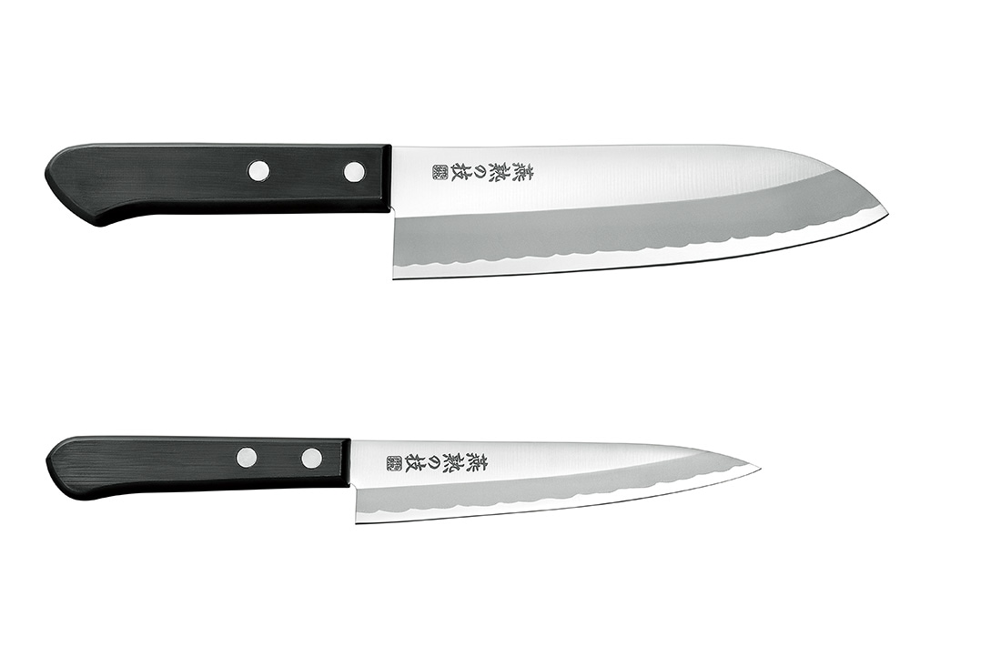 燕熟の技 三徳包丁165mm＆ペティナイフ135mm