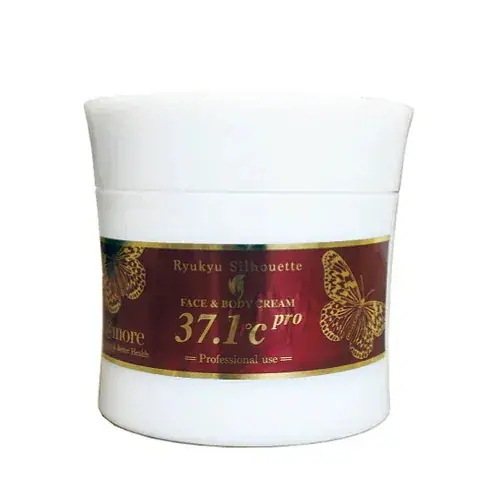 [国内正規品] 琉球シルエット 37.1 ℃ Pro 400g 塗るだけ 温泉体温 上昇 脂肪 柔らかくする フェイス ボディ クリーム エネルギー代謝 イオン