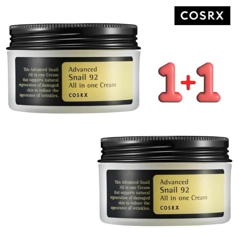 アドバンスドスネイル92オールインワンクリーム, 100g+100g