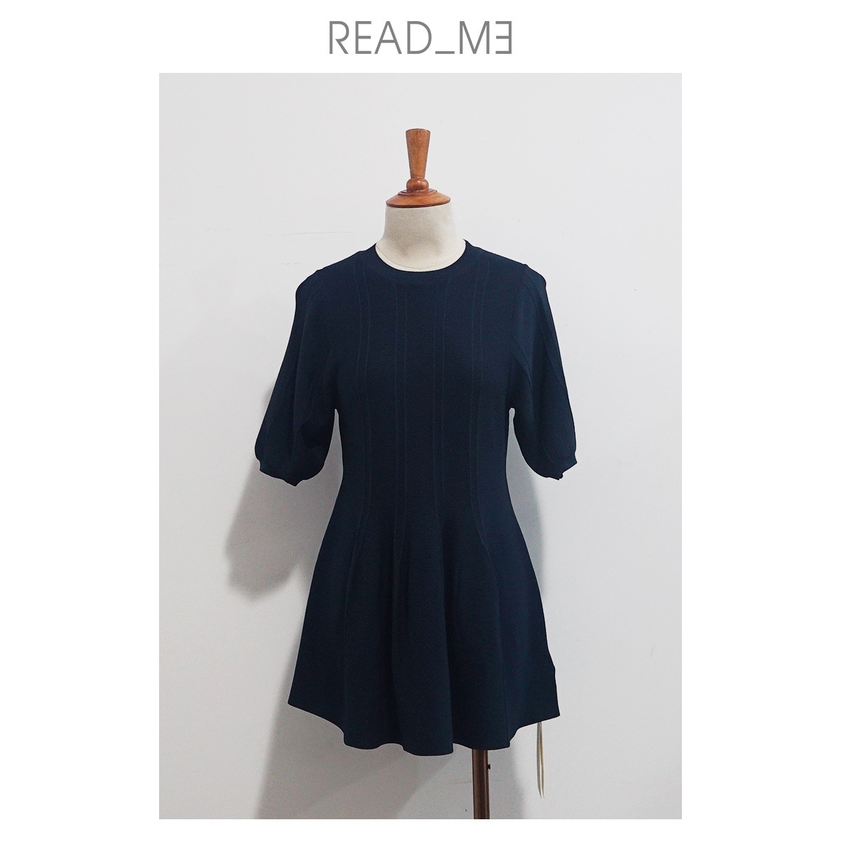 READ_ME ポリエステルビスコース混 モスグリーンチュニック T20214347 ～深い森を想わせる静寂～