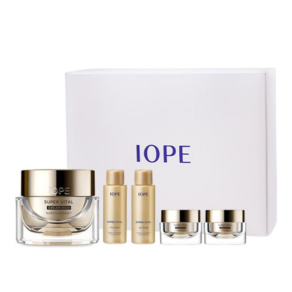 アイオペスーパーバイタルクリームリッチ50ml+14ml x 2p+ソープナー18ml+エマルジョン18mlセット1セット