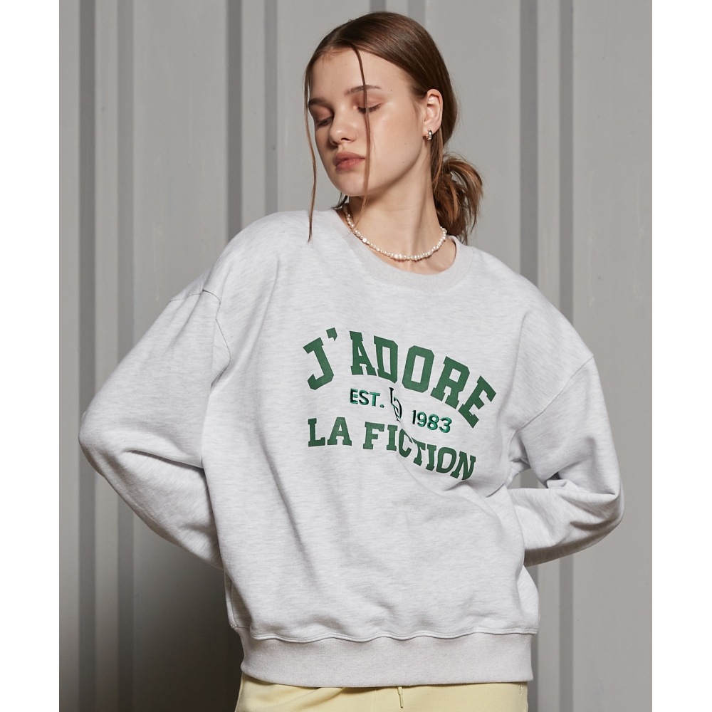 LARTIGENT LR JADORE スウェットシャツ(グレー)