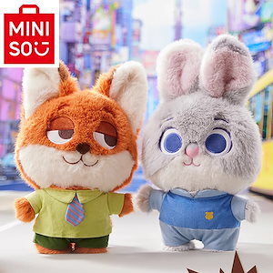 2点セット】ズートピアMINISO ぬいぐるみペンダント 警官ニック