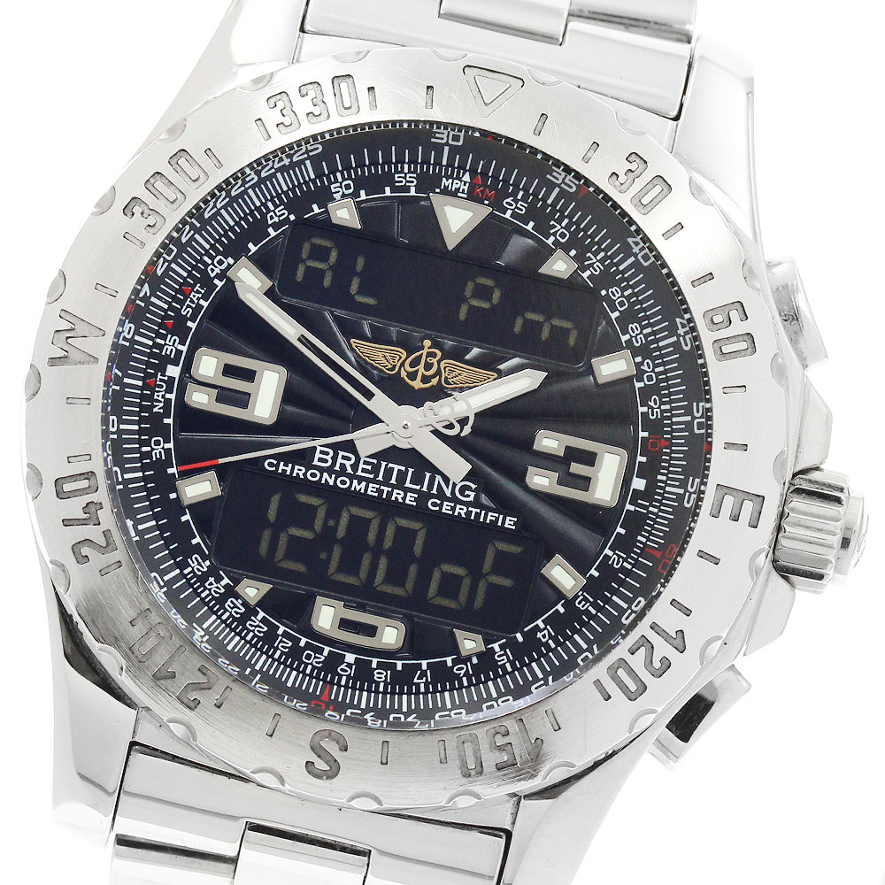 ブライトリング BREITLING A78363 エアウルフ クォーツ メンズ _957570【中古】