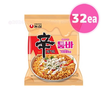 【32個 1箱】辛ラーメントゥンバ (ピリ辛/とろっ/クリーム)/韓国コンビニ人気/韓国スーパー人気/韓国人気ラーメン