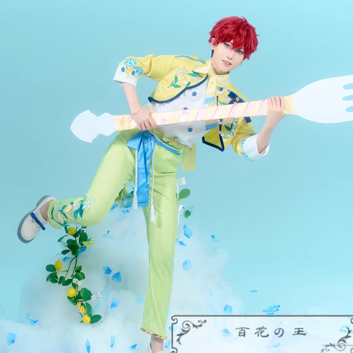 あんスタ 夏香る！黄色いサマースパークル 白鳥藍良 天城一彩 礼瀬マヨイ 風早巽 コスプレ衣装 コスチューム