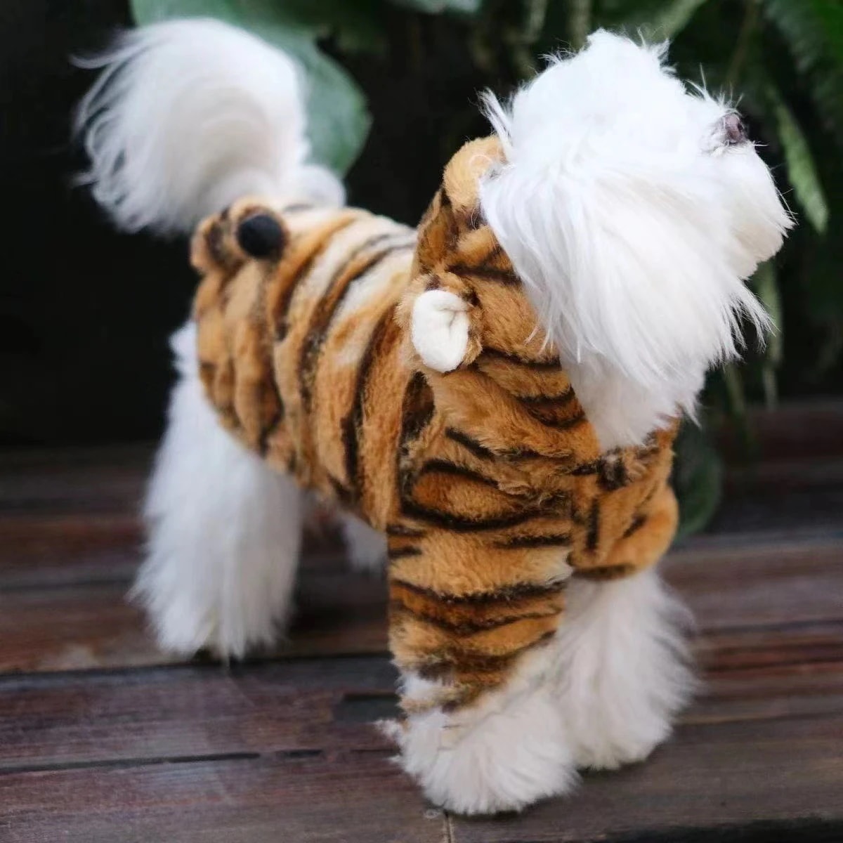 かわいい犬のペットの服虎の変身秋と冬の暖かい猫のクマポメラニアンペットの猫小さな二本足 4,311円