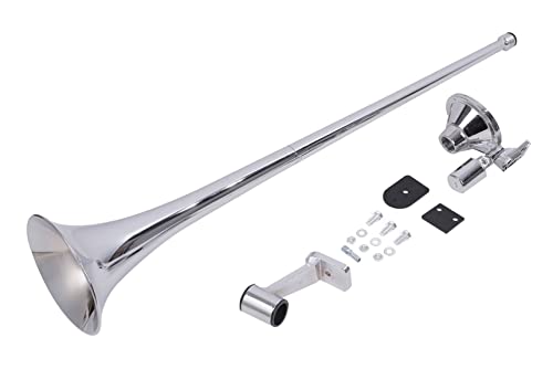 12Ｖ 24V 兼用 丸型 ビッグホーン 1000mm ラッパ エアーホーン アルミ製 ヤンキーホーン マリーン レトロ デコトラ トラック 野郎 汎用 社外品 7,138円