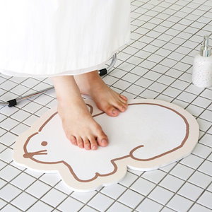 ROMANE 公式取扱店 DONATDONAT 珪藻土 バスマット 足拭きマット 多用途マット 韓国