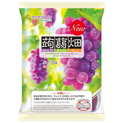 蒟蒻畑 ぶどう 12個入のサムネイル