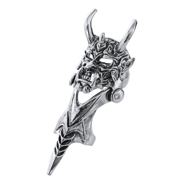 Qoo10] 指輪 リング アーマーリング 鬼 般若