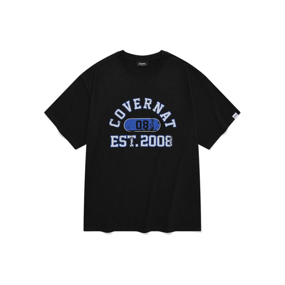 COVERNAT クラックアーチ T シャツブラック