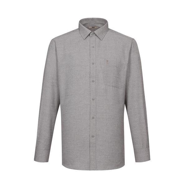 ポリ混紡イージーケアマイクロパターンシャツ レギュラーフィット__DLW1SHDL120W1