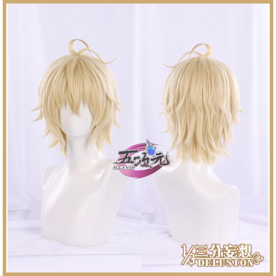 【フェスティバル限定】ハロウィン レディース ウィッグ イベント用品 パーティー　終わりセラフ　コスプレ　百夜ミカエラ　ウィッグ
