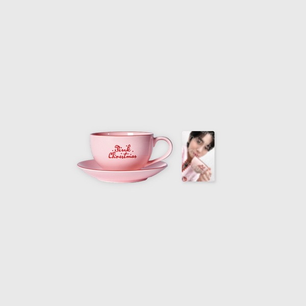 SHINee Pink Christmas Cup & Souser SET