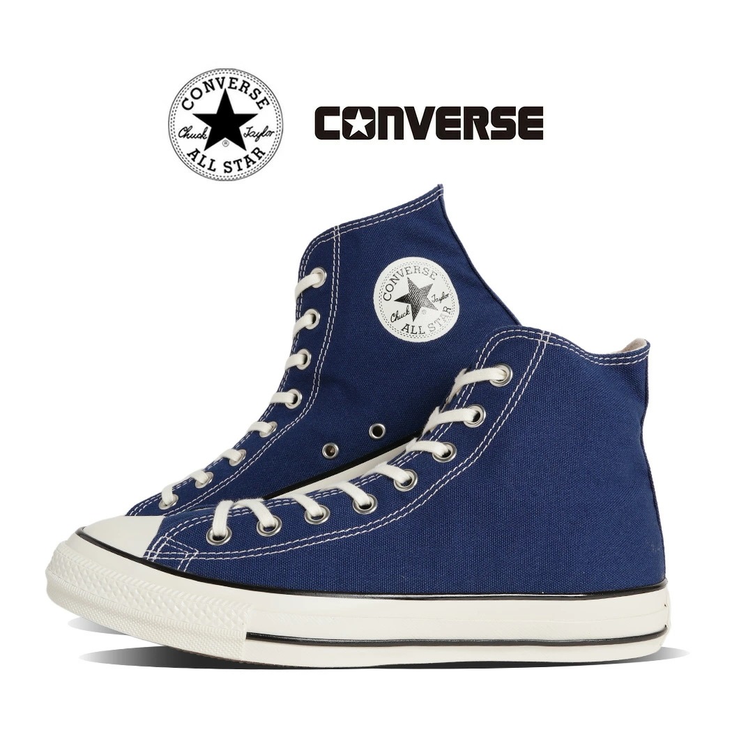 CONVERSE コンバース オールスター エイジド ハイ スニーカー ALL STAR AGED HI CLASSIC NAVY ( ネイビー 青 キャンバス メンズ レディース 31318190