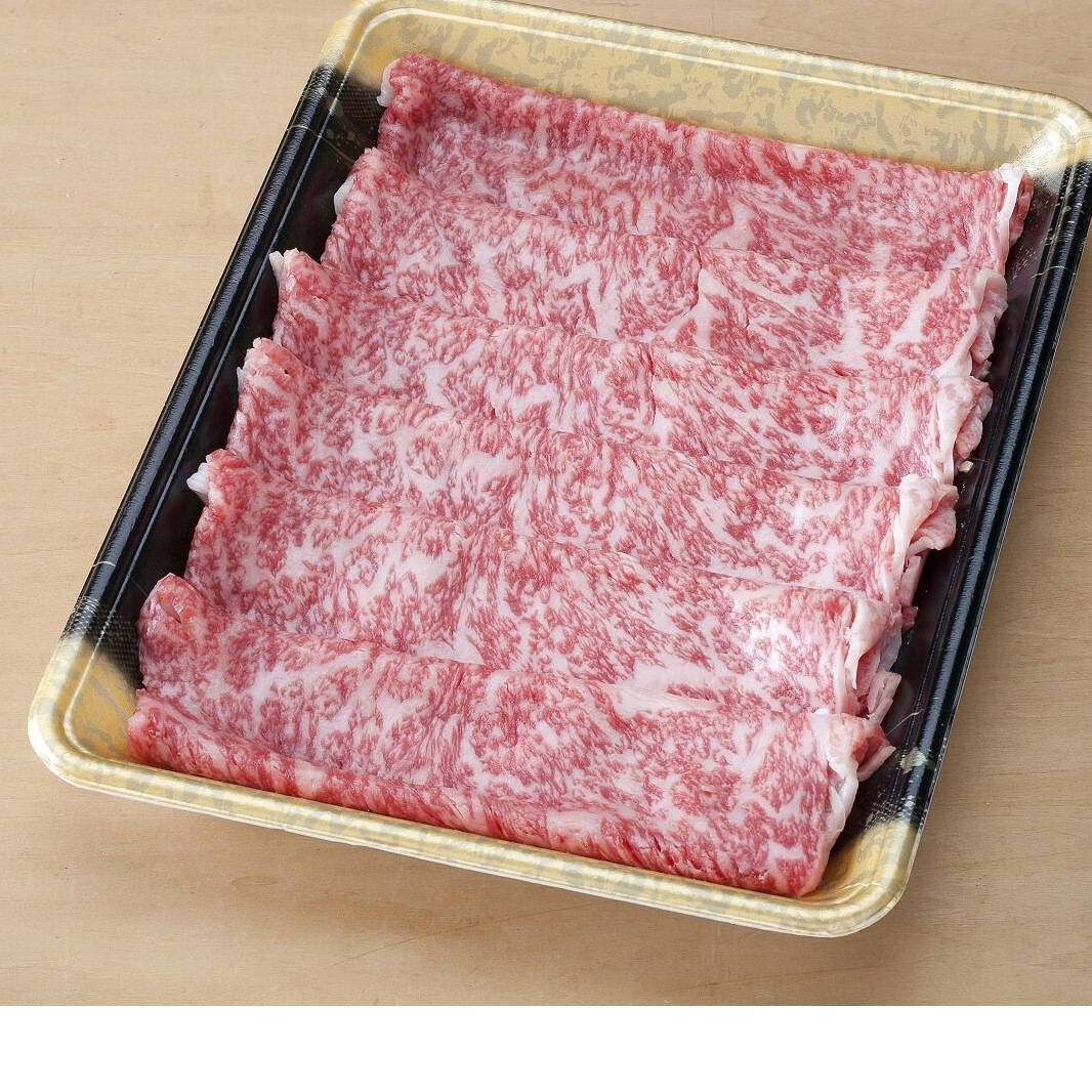 九州産黒毛和牛 A5ランク ロースすき焼きしゃぶしゃぶ用　800g 受注生産