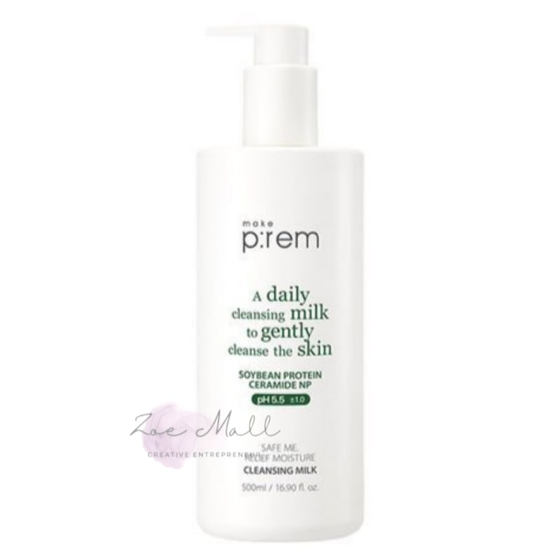 [大容量]セーフミー リリーフモイスチャー クレンジングミルク 500ml/クレンジングミルク/大豆タンパク質/鎮静/保湿/メイク落とし クレンジング/韓国コスメ /スキンケア