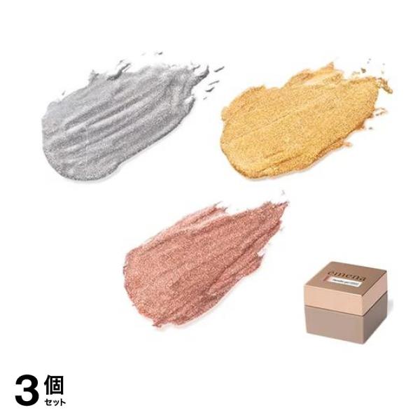 emena(エメナ) メタリックジェル 3色セット 4g× 3色入 3個セット