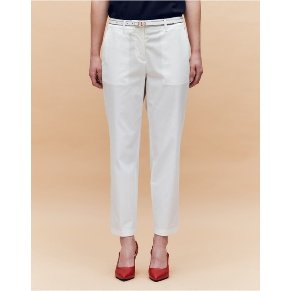 [ヘッジズレディース] 25SS サマースリムフィットチノパンツホワイト HSPA5BC32WT 15,901円