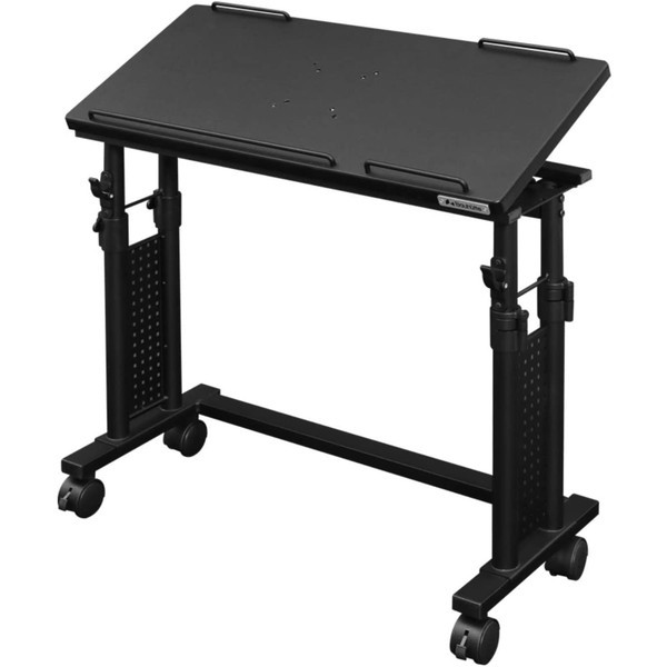 Bauhutte バウヒュッテ BHM-700C-BK 昇降式チルトスタンド ブラック 幅70.5奥行33.5cm メーカー直送