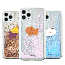 グリッター スマホケース 韓国 iPhone 12ProMax ケース シリコン 透明 さつまいも