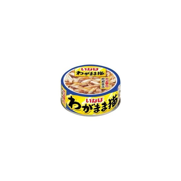 【1ケース】【お取り寄せ対象品】わがまま猫 かつお節入り かつお・まぐろ 115g[いなばペットフード いなば(ペット)] *48個