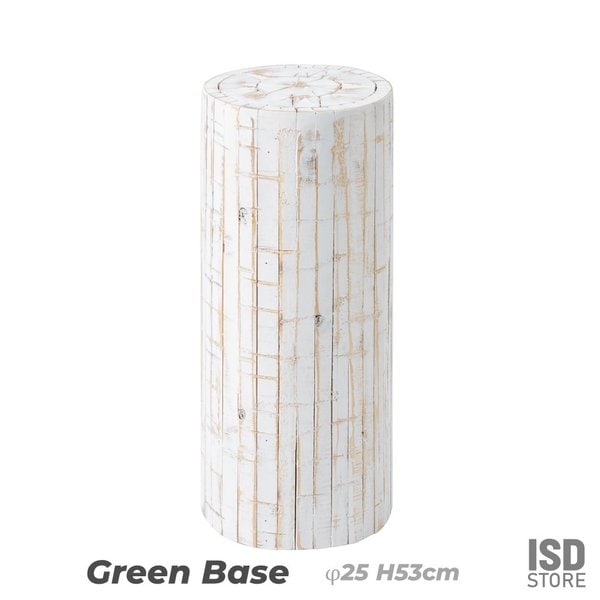 東谷 グリーン ベース 花台 天然木 ホワイト ナチュラル プランターベース おしゃれ