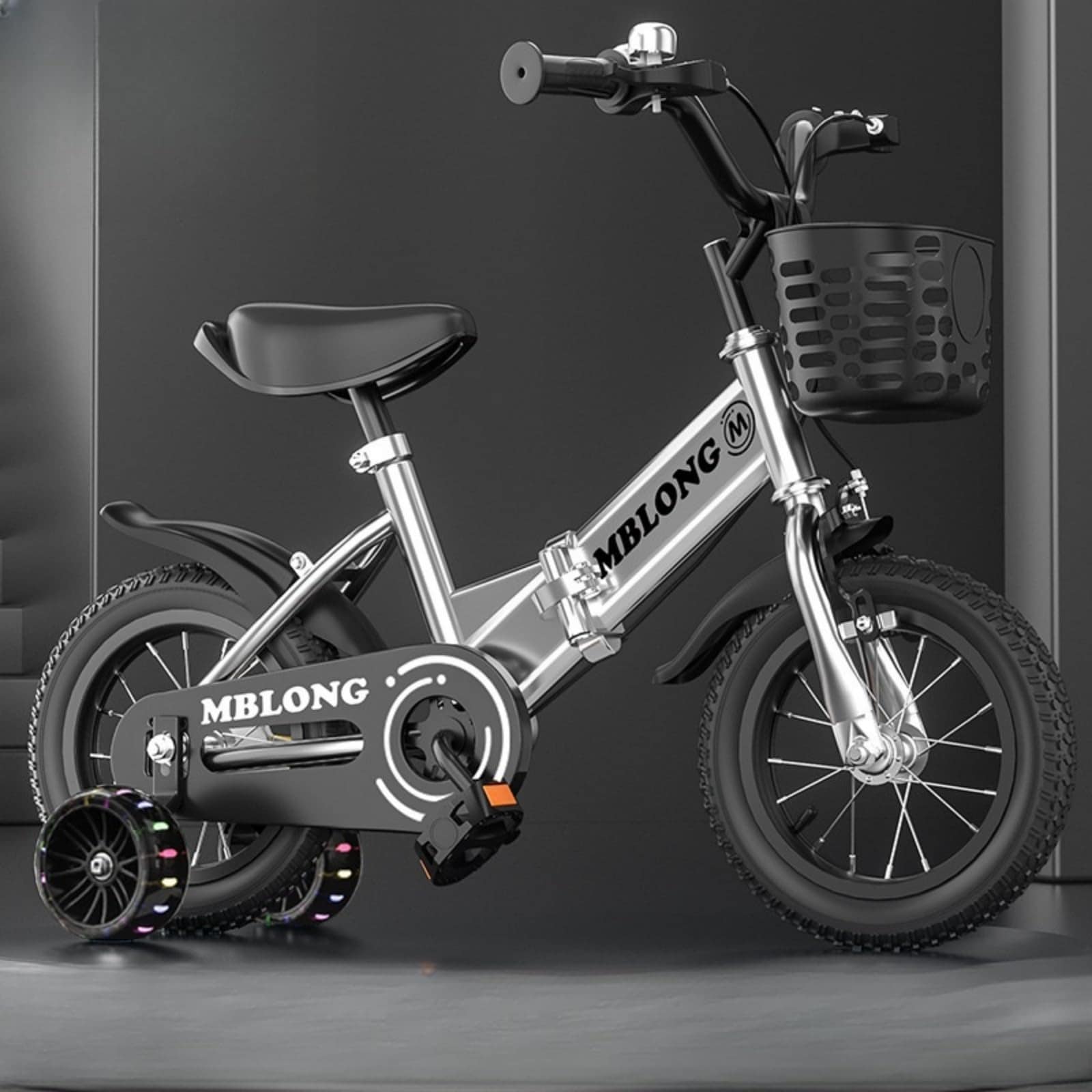 Dazzix子供用自転車 12/14/16 /18/20インチ 子供 折りたたみ 自転車 補助輪 幼児用車 高炭素鋼フレーム ハンドルサドル高さ調整可能 滑り止め 耐磨 感覚養成 組み立て簡単 通