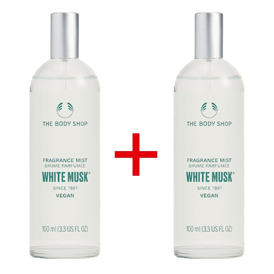 フレグランス ボディミスト ホワイトムスクの香り 100ml X 2個