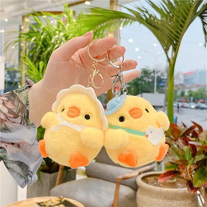 【急速出荷】ins リトル イエロー チキン ペンダント ぬいぐるみ かわいい ひよこ/ペンギン ミニバッグ ペンダント カップル キーチェーン