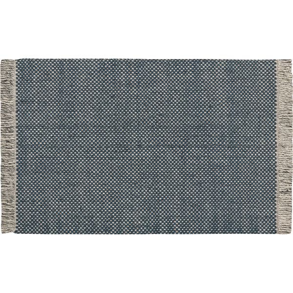 ラグ カーペット バルバ ブルー 約70x120cm