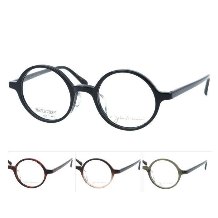 メガネ JL-6020 col.1/2/3/4 47mm 日本製 丸メガネ ラウンド クラシカル 4color