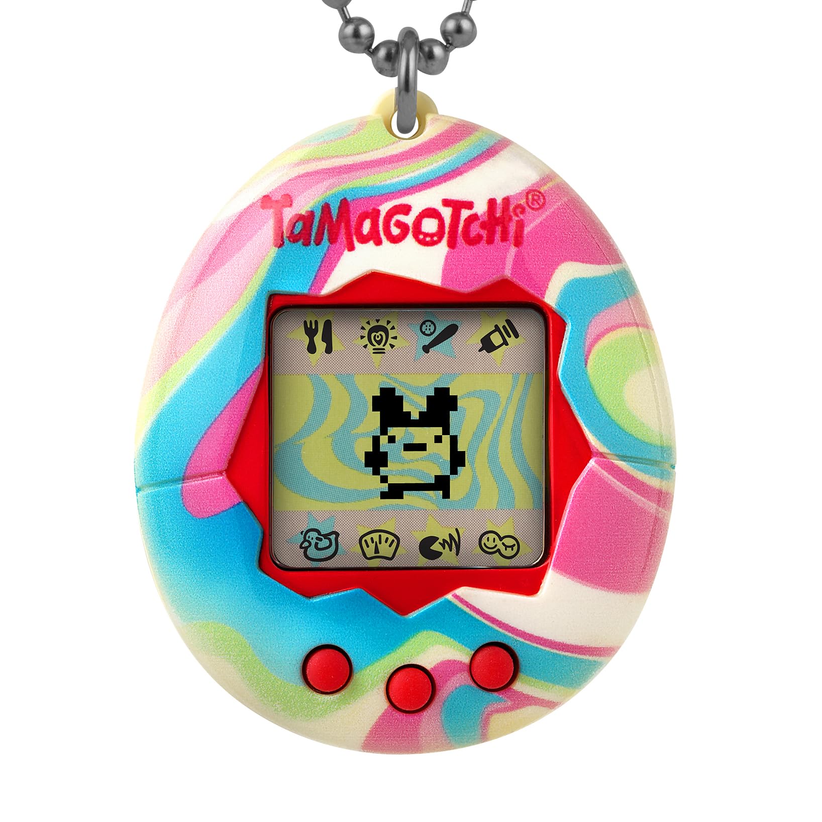 オリジナル Tamagotchi (たまごっち) - パステルマーブル 電子ゲーム [日本語ではない場合があります]