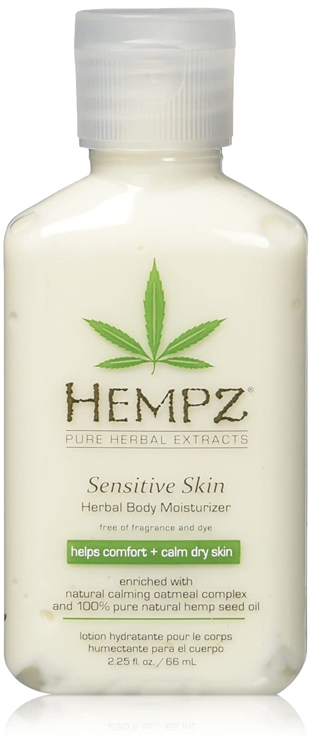 [アメリカ無料直送] [プレミアム商品][満足度上位]Hempz敏感肌ハーブボディモイスチャーライザ