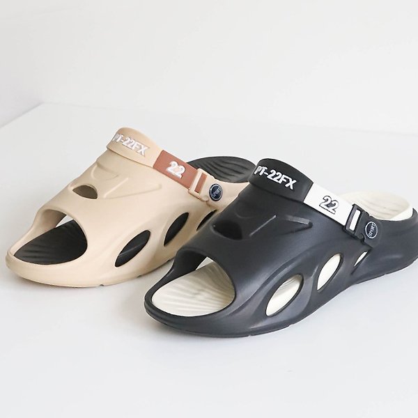 シューズ クッション プラットフォーム ストラップ 男性 メンズ 夏 室内履き オフィス サンダル スリッパ 3cm sjmit SS.._P399847730