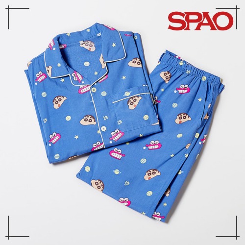 SPAO公式 クレヨンしんちゃん ワニ山さん 長袖パジャマ NANY 韓国人気 秋新作