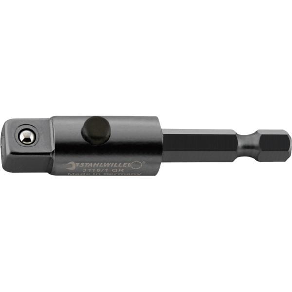 STAHLWILLE スタビレー 1/4HEX 3/8SQ ソケットアダプター 全長50mm 3216/1QR 工具 ツール DIY 作業工具