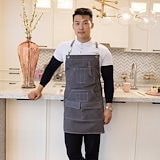 Qoo10] LABUBU POP BEAN エプロン コーヒーファ