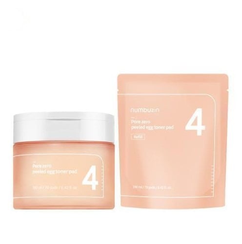 4番毛穴ゼロ 敷き卵 化粧水パッド 70枚（70枚+70枚 おかわり）