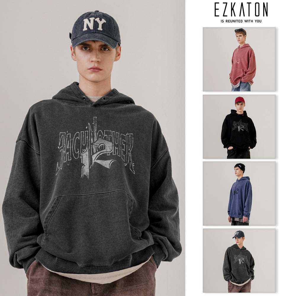 ★EZKATON☆EACHNOTHER PIGMENT HOODIE★4色 EZKATON】24SS☆ Eachnother Pigment Hoodie (EZKATON/パーカー