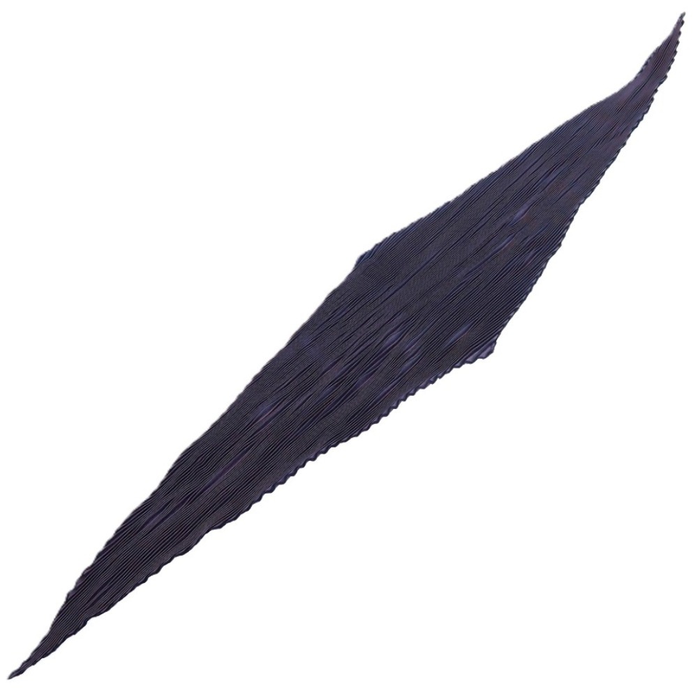 美品 プリーツ カレ スカーフ シルク/シルク パープル 0201【中古】 レディース