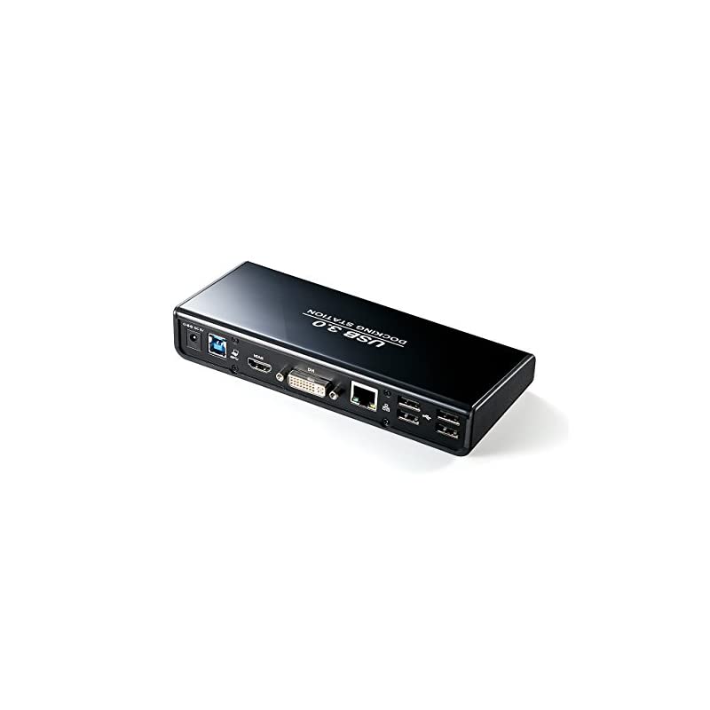 SALE／67%OFF】 サンワダイレクト USB3.0 ドッキングステーション HDMI DVI 出力 ギガビット有線LAN USBハブ 400- VGA009