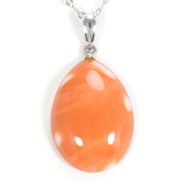 PT900 プラチナ PT850 ネックレス サンゴ 約50cm ジュエリー 中古 27,209円