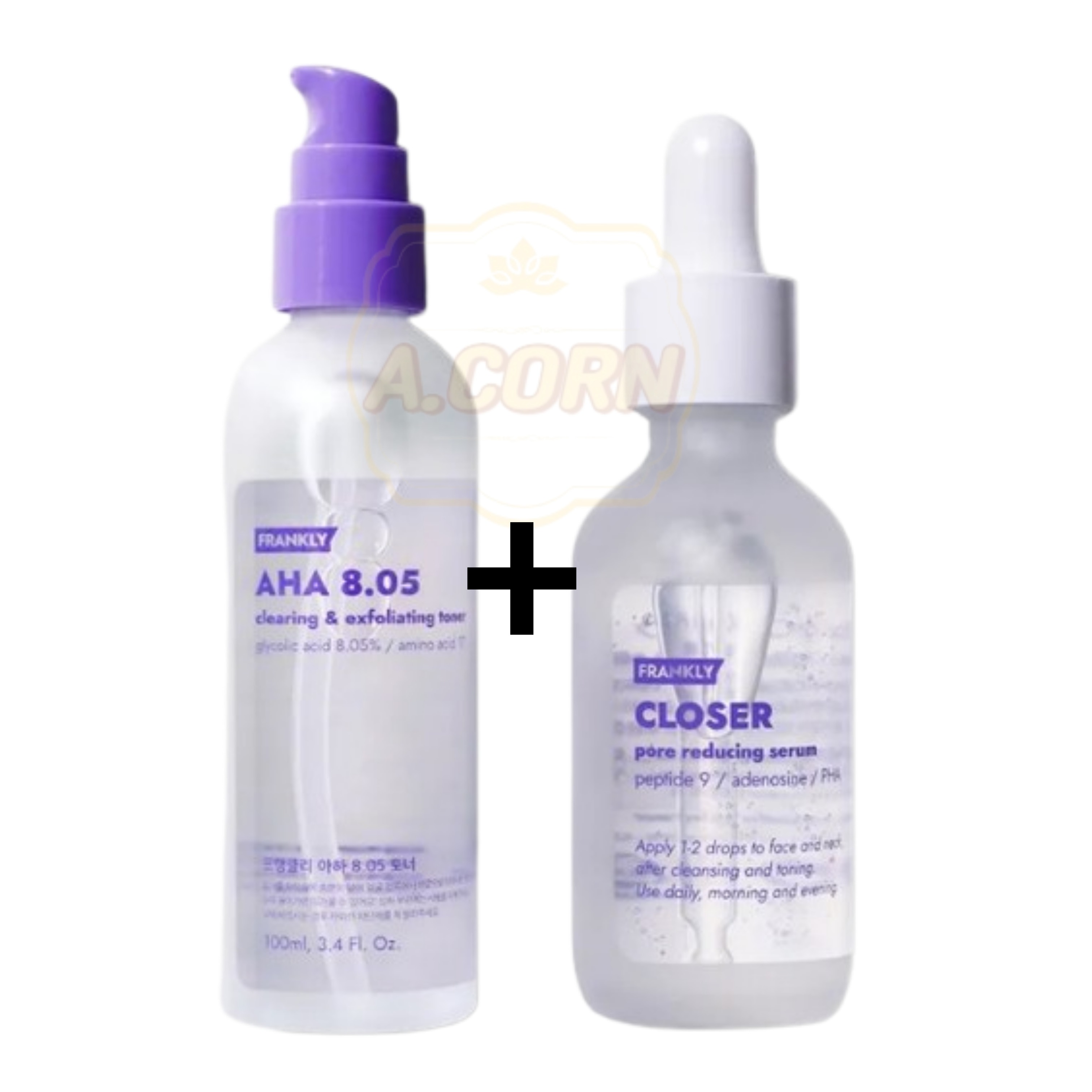 [毛穴セット]クローザーセラム 30ml+AHA8.05トナー 100ml